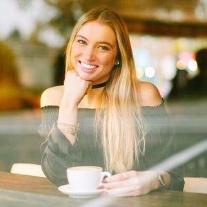 Saks Fifth Avenue Black off the shoulder silky top